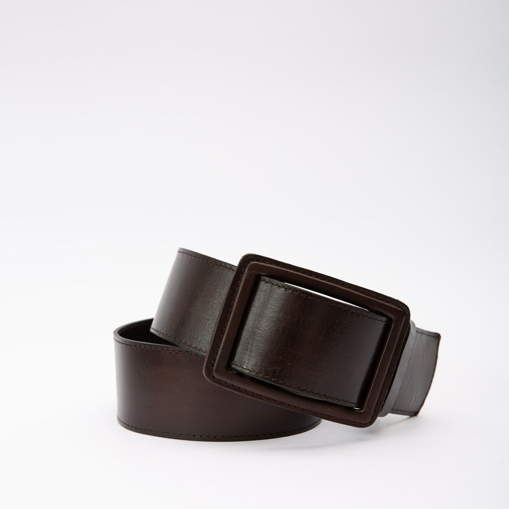 Wide Fit Leather Belt