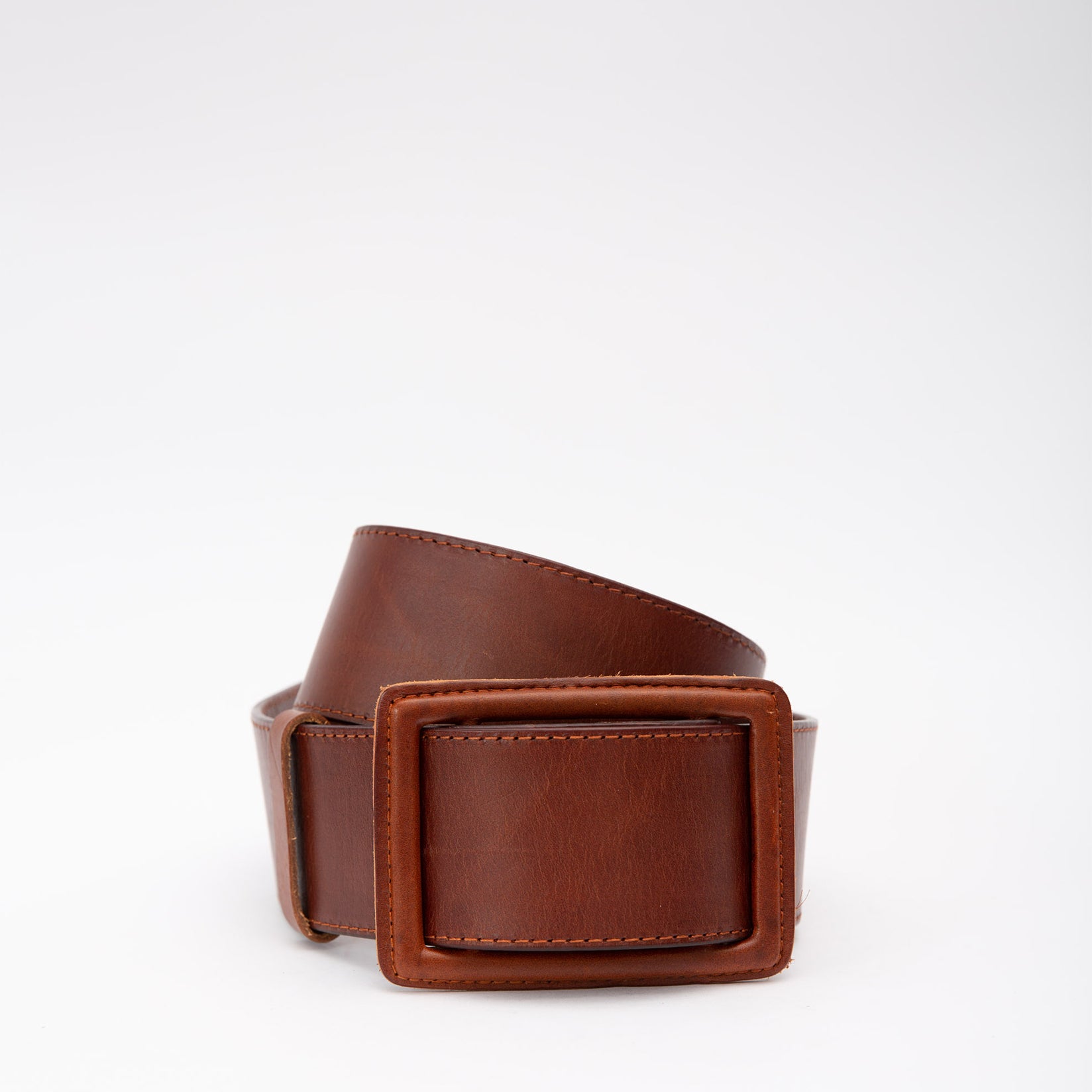 Wide Fit Leather Belt